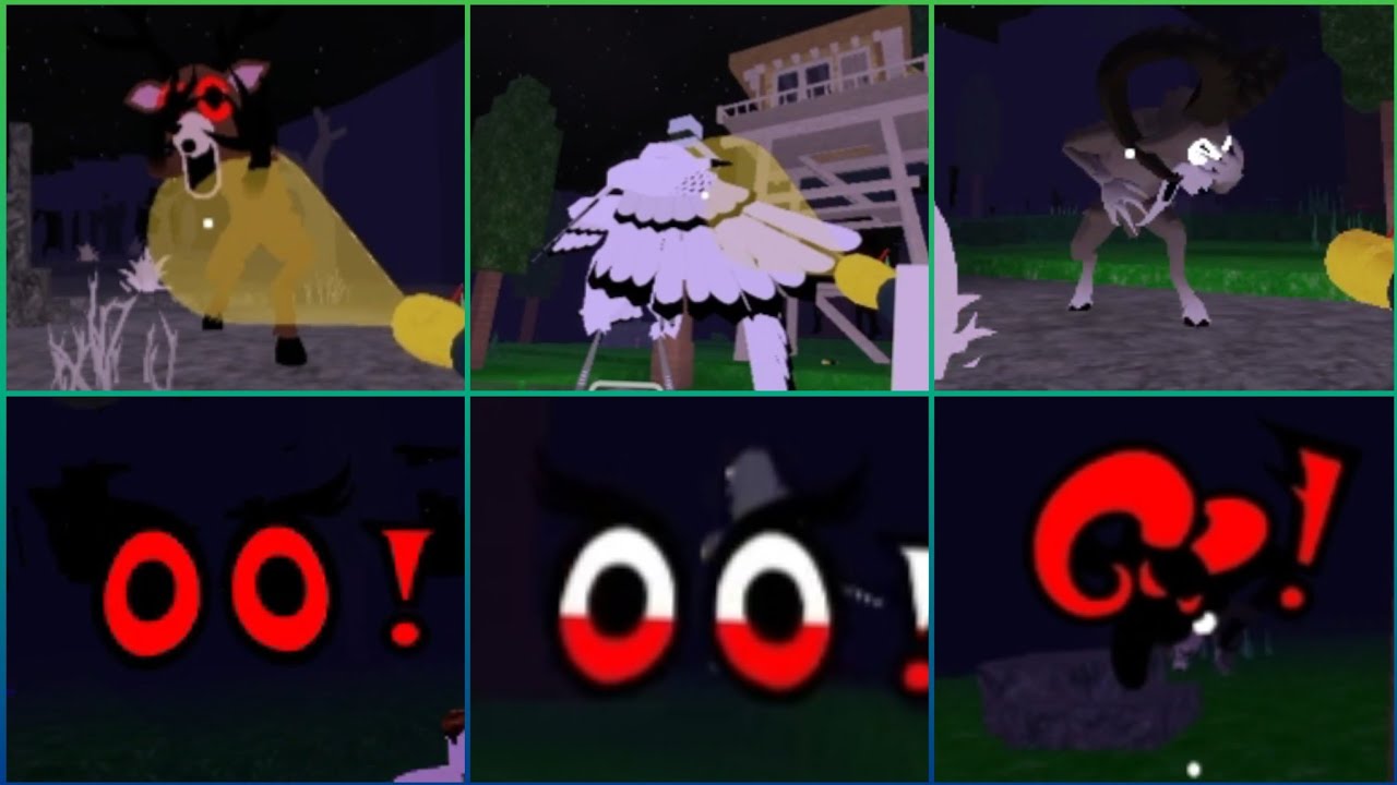 99 Nights In The Forest - Deer Vs Owl Vs Ram Jumpscare 