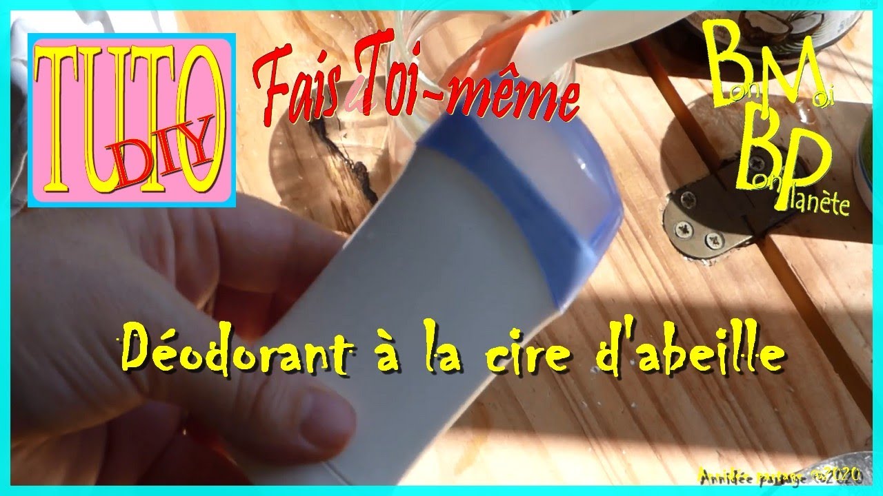 TUTO : Déodorant maison à la cire d'abeille