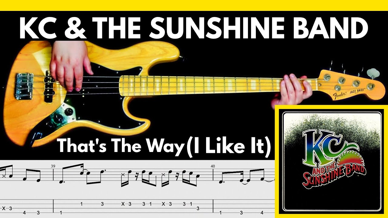 KC & The Sunshine Band - That's The Way (I Like It) [1975] | BASS Cover | Notation + TABS