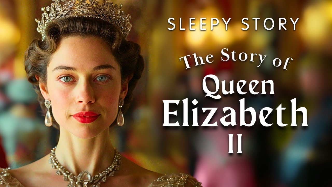 Historical Sleepy Story 💤  A History of Queen Elizabeth II 👸 Storytelling and rain