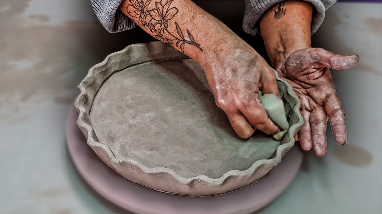 Así se HACE una TARTERA de CERAMICA (paso a paso)