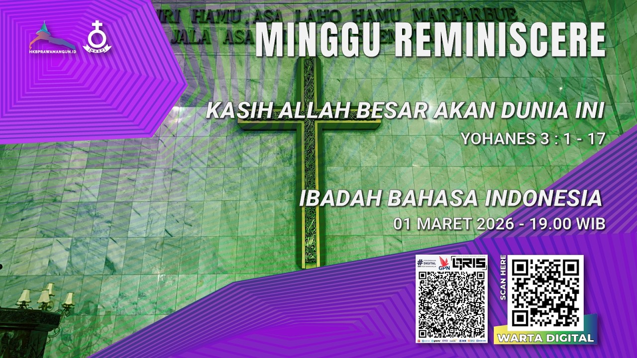 IBADAH BAHASA INDONESIA 19.00 - 01 MARET 2026