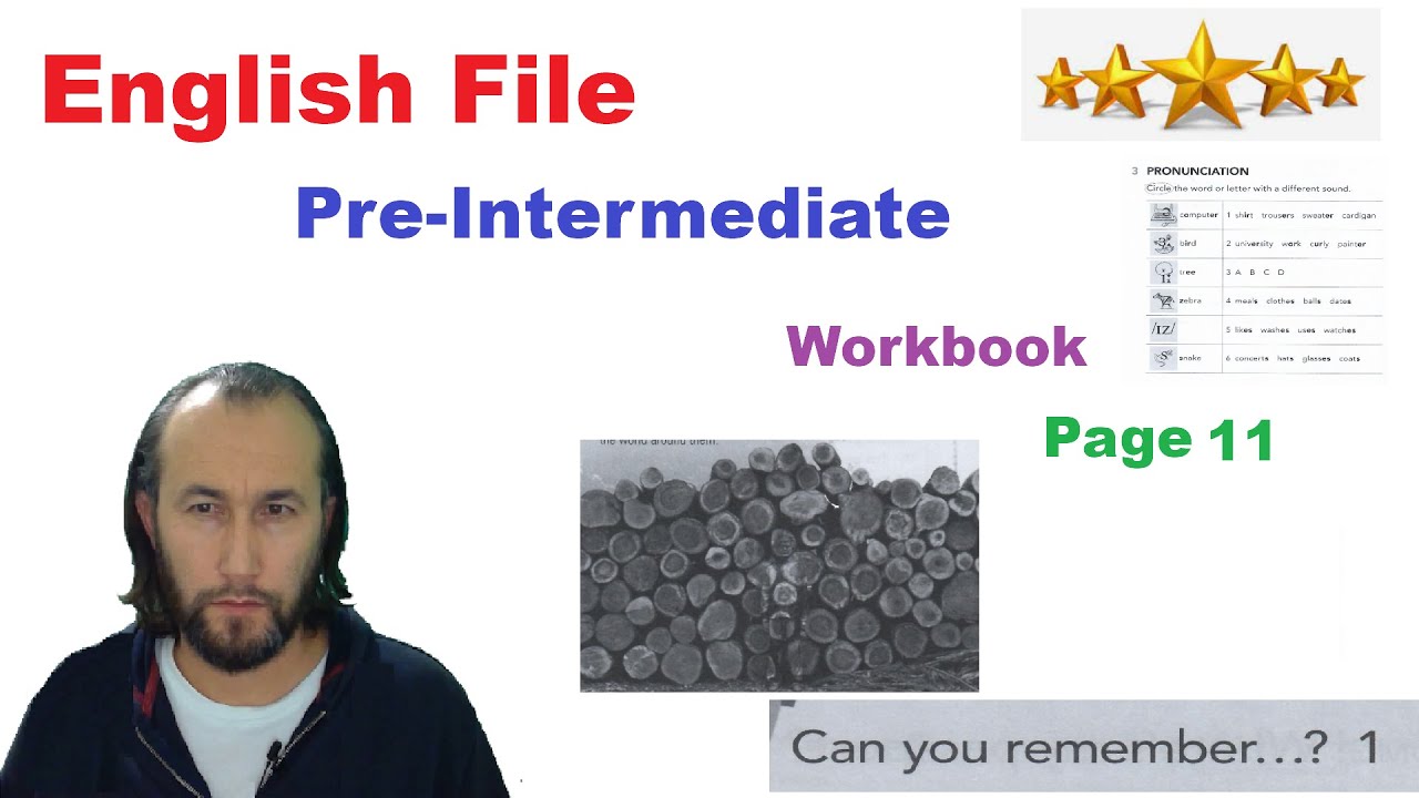 English File Pre Intermediate Workbook Can you remember  1, page 11