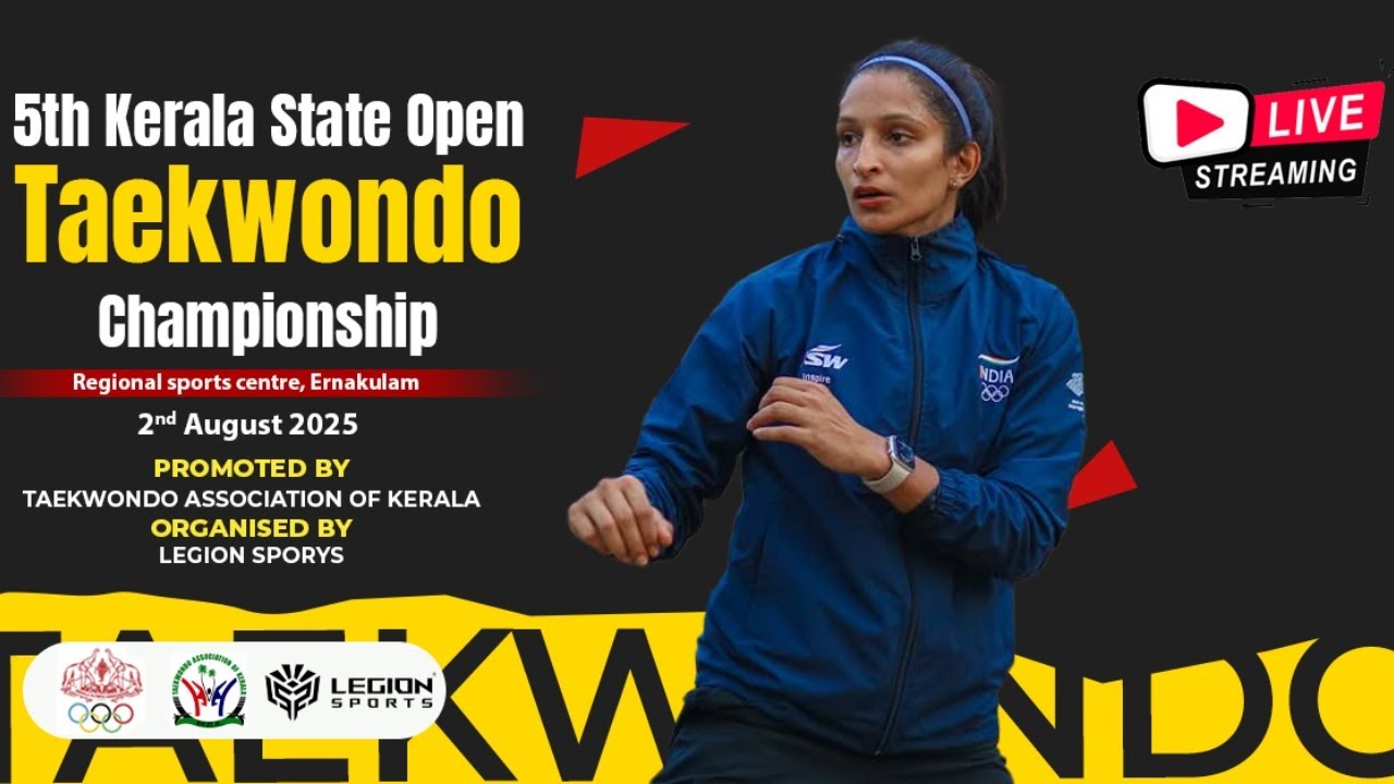 5th Kerala State Open Taekwondo Championship Live | Taekwondo Association of Kerala |