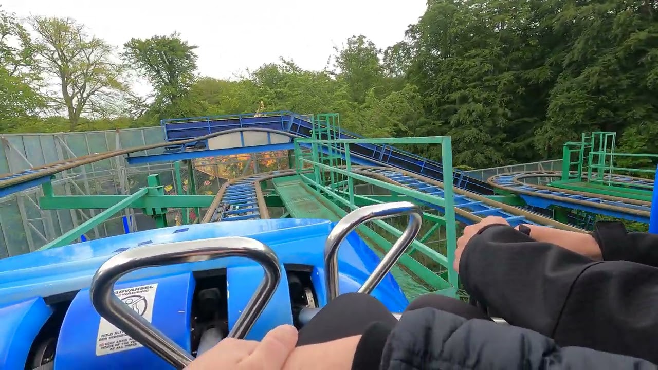 Tivoli Friheden - Tyfonen | On-ride POV - 4K60fps | Zamperla Twister Coaster