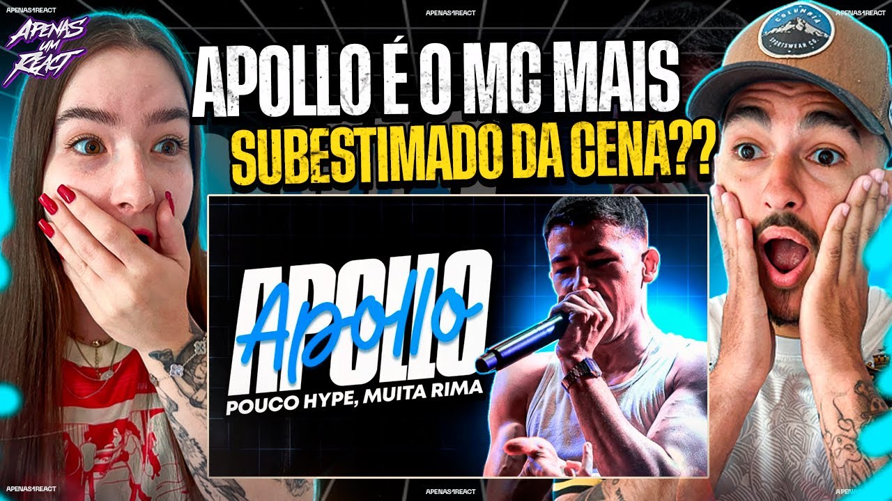 Apenas um react | Apollo MC - POUCO HYPE, MUITA RIMA | Cultura de Rima