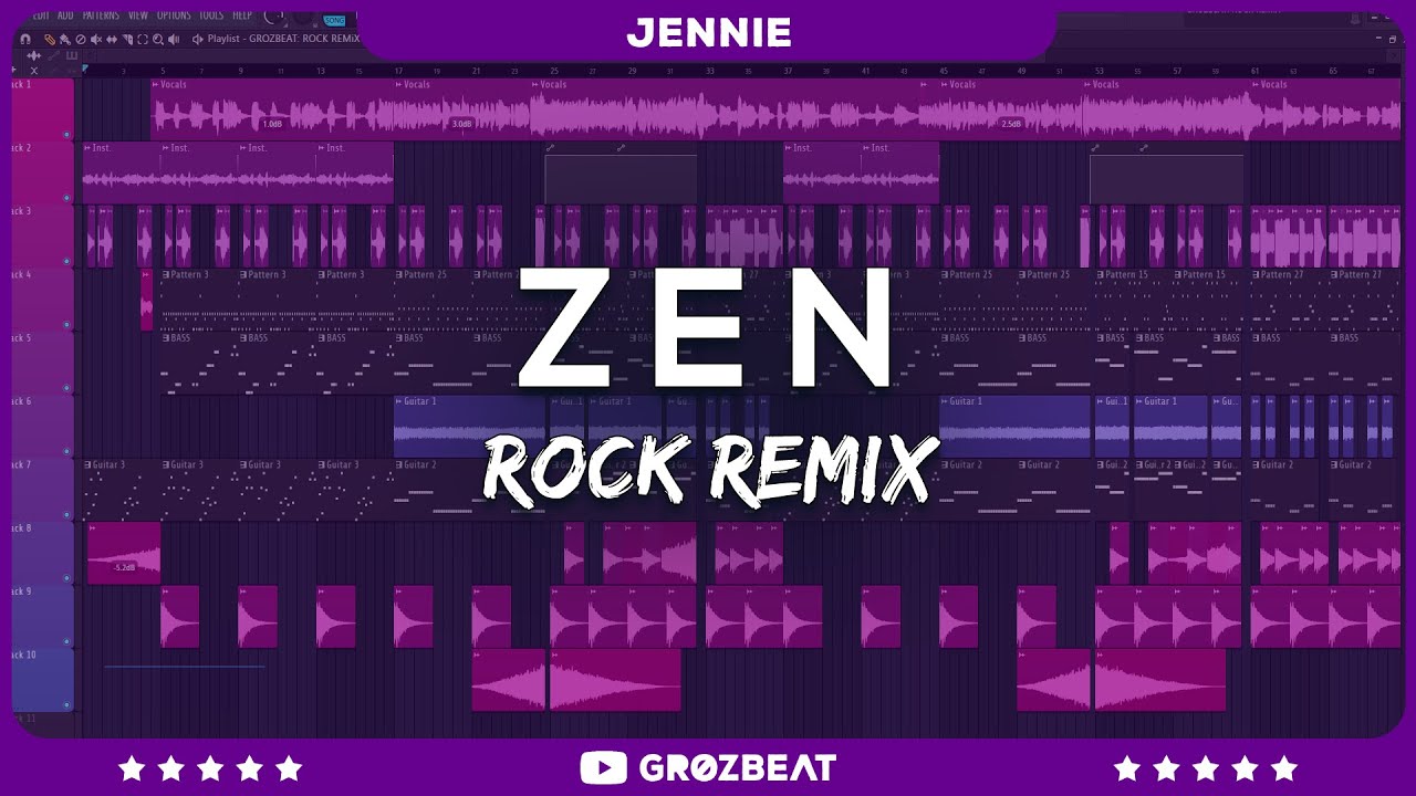 JENNIE - ZEN // ROCK REMiX