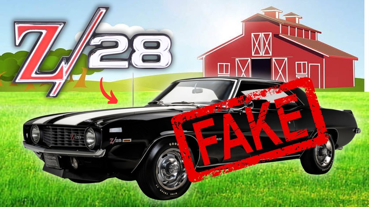 Almost $100,000 Mistake! Decoding a Fake 1969 Camaro Z/28 Code 10 10 Black Car
