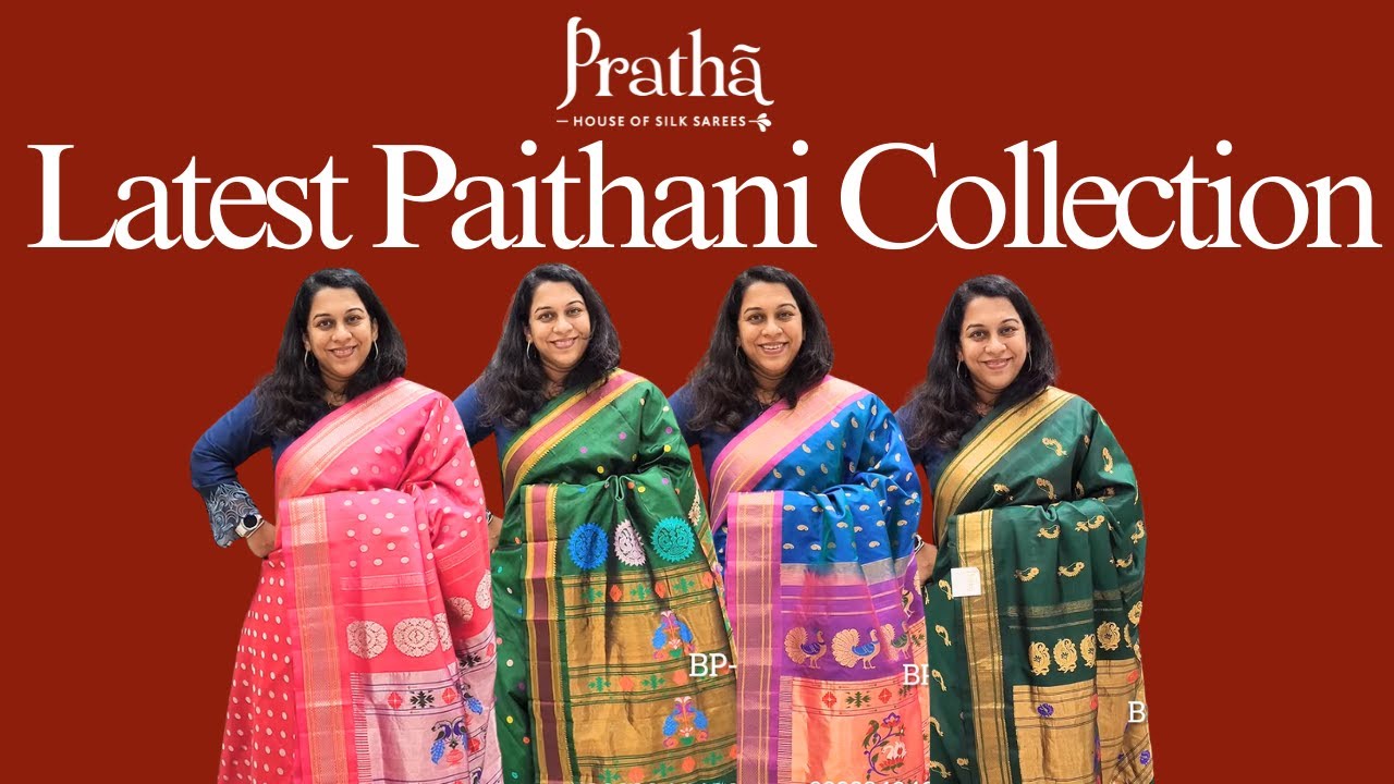 Pratha's latest paithani collection ✨️ 
