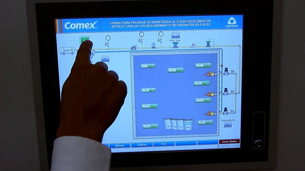 Horno de pruebas de resistencia al fuego