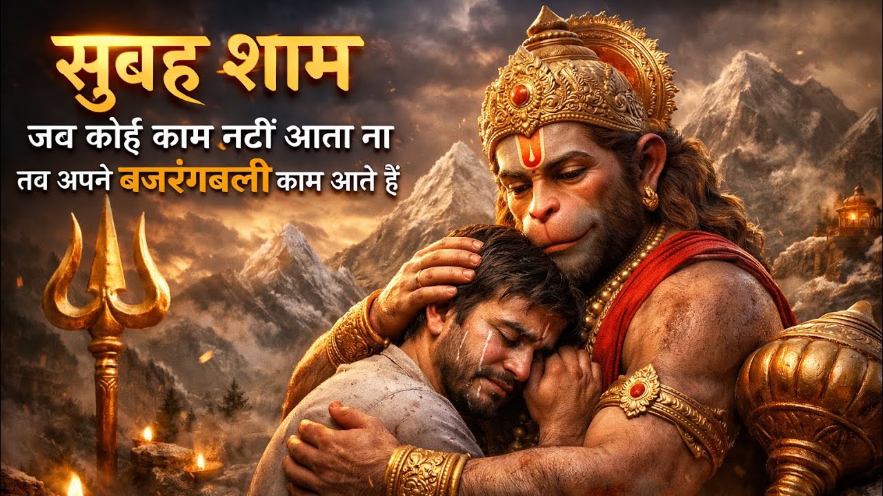 जब कोई काम नहीं आता ना तब अपने बजरंगबली काम आते हैं | दर्द भरा हनुमान भजन  New bhajan 2026