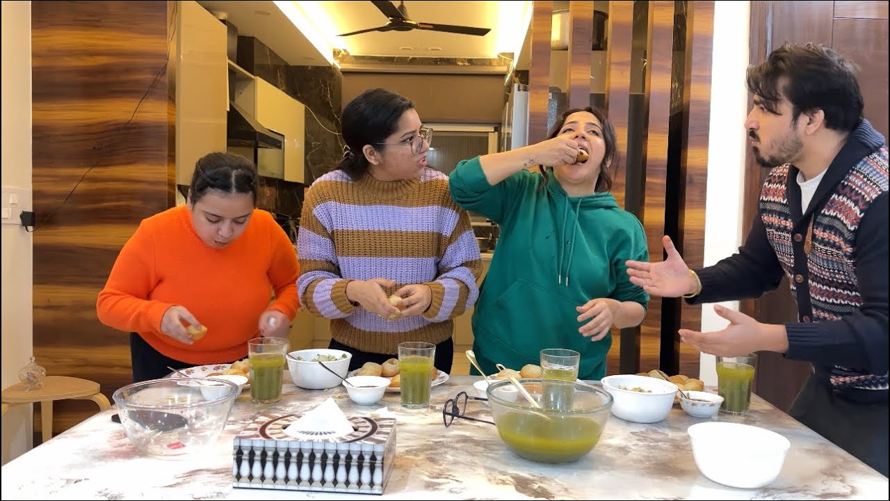 Golgappa Challenge💸 #vlog #vihaannjasleen #jahaann