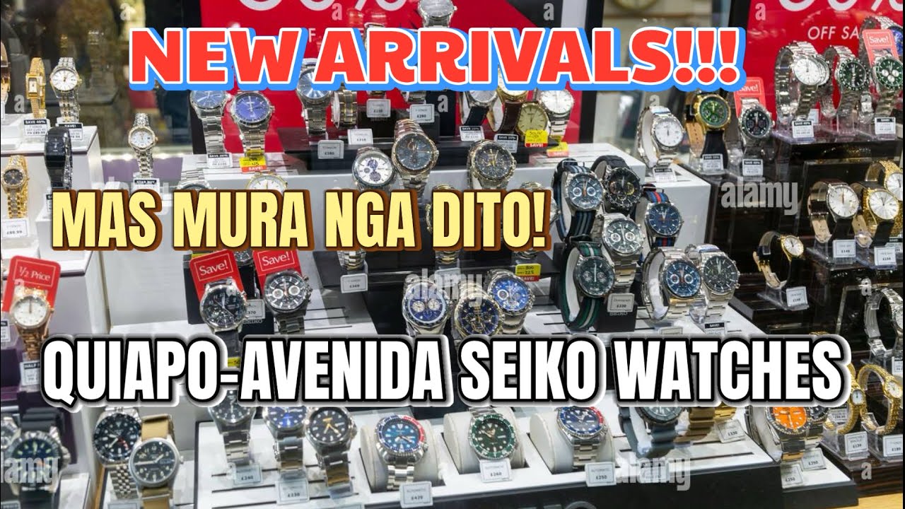 Murang bilihan ng RELO sa AVENIDA | Original Seiko, Casio and Citizen watches