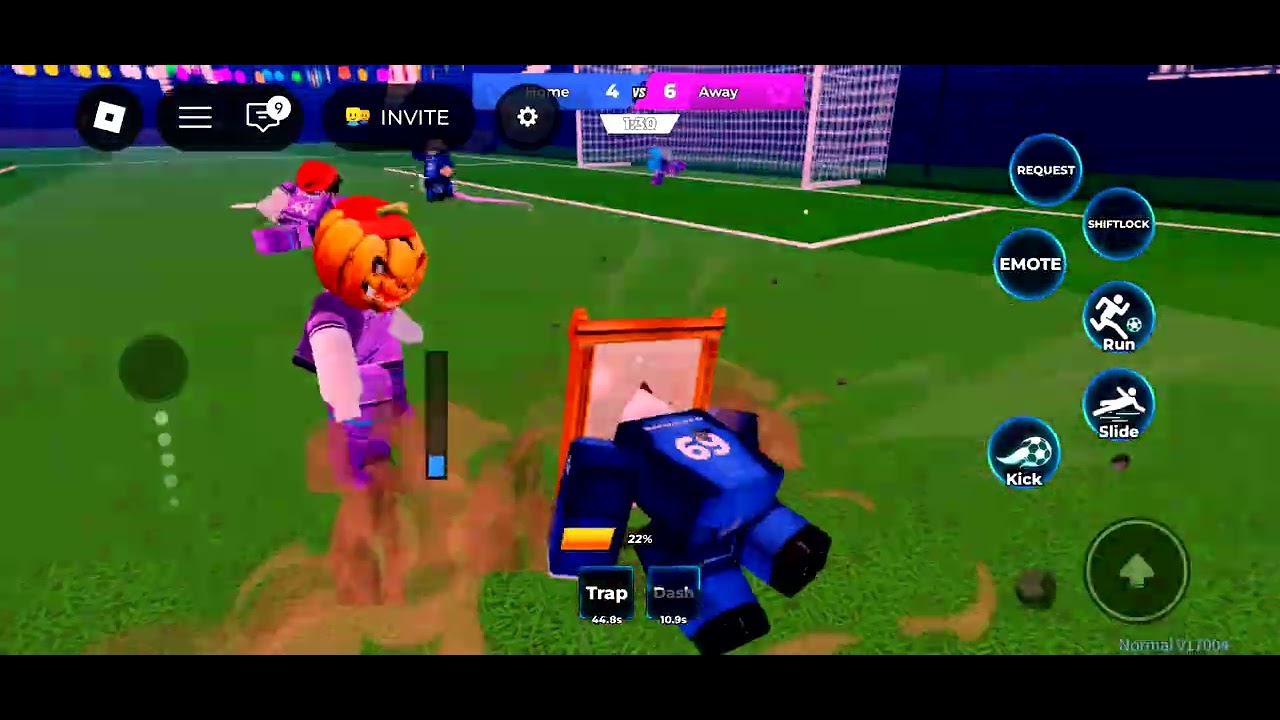 Playing Blue Lock in roblox