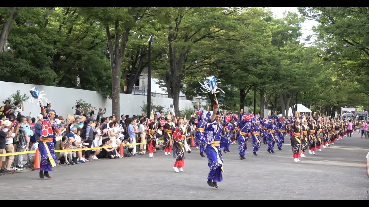 十人十彩【4K編集ver.】／NHK前ストリート（初日）／明治神宮奉納 原宿表参道元氣祭 スーパーよさこい2023