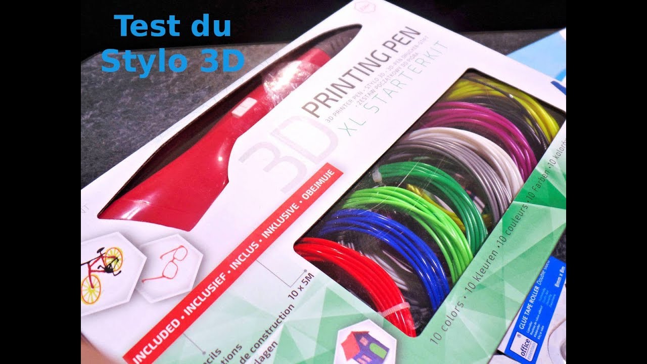 TEST STYLO 3D de chez ACTION