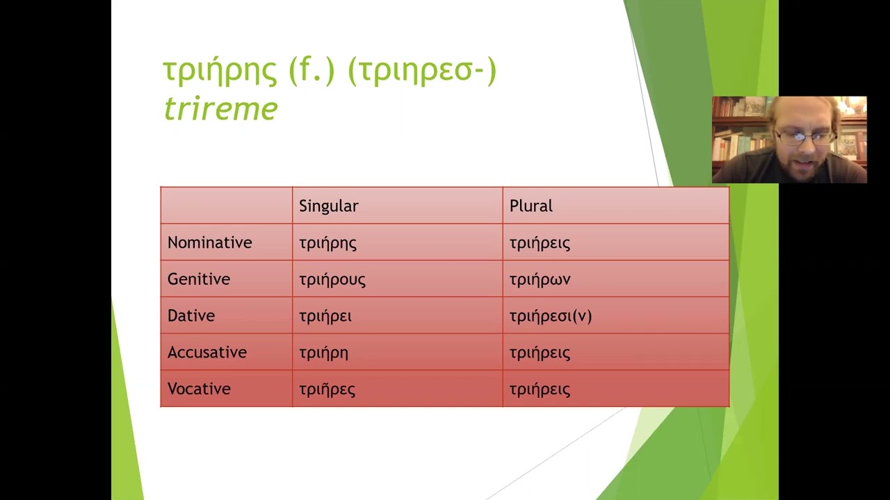 Lecture 12: Reflexive pronouns and conditional clauses in Classical Greek