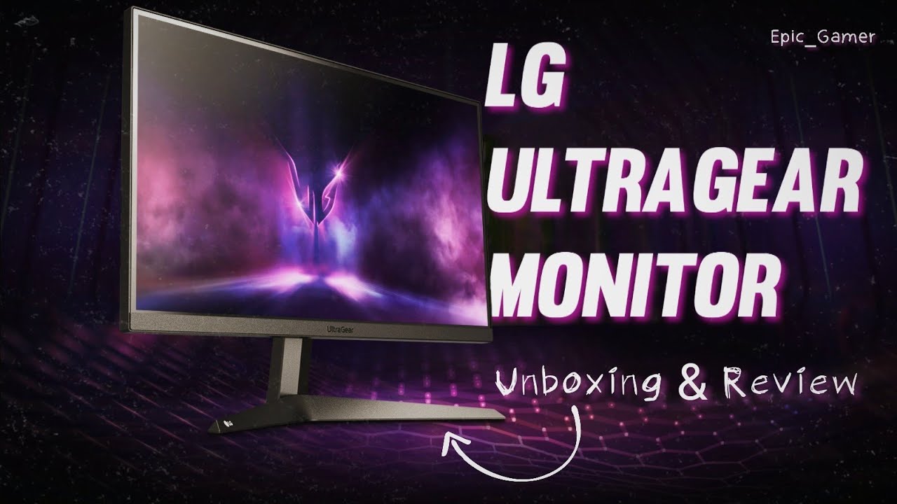 LG 24GQ50F-B UltraGear Unboxing and review