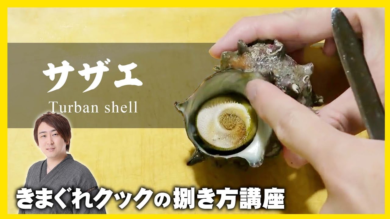 きまぐれクック流「サザエの捌き方」-Turban shell-