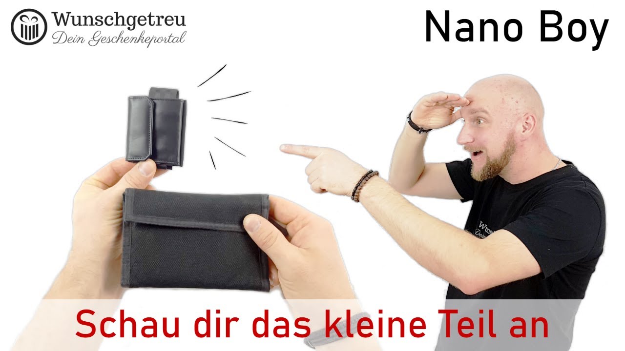 Nano Boy ► Das soll ein Portmonnaie sein ? ✅ Wir testen die Mini-Geldb&ouml;rse | Wunschgetreu