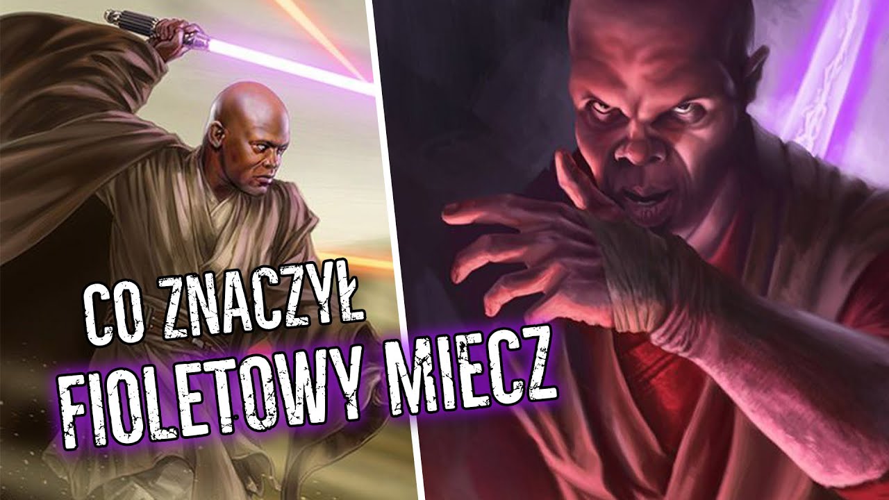 Dlaczego MACE WINDU miał fioletowy miecz? Co oznaczał ten kolor?