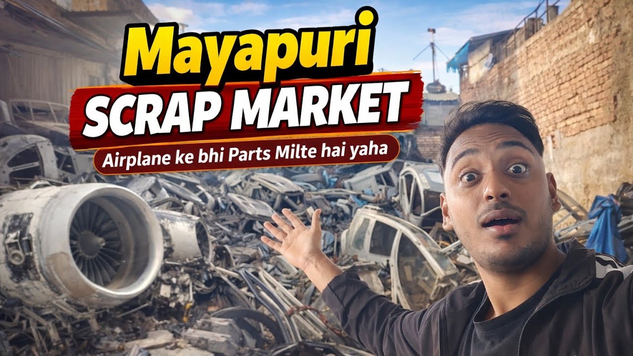 Mayapuri Scrap Market Delhi🔥| Sabse Sasta Auto Market 