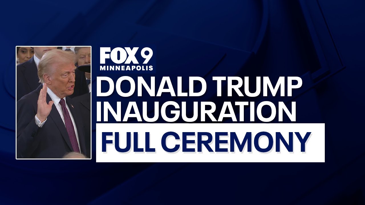 Donald Trump full second inauguration ceremony
