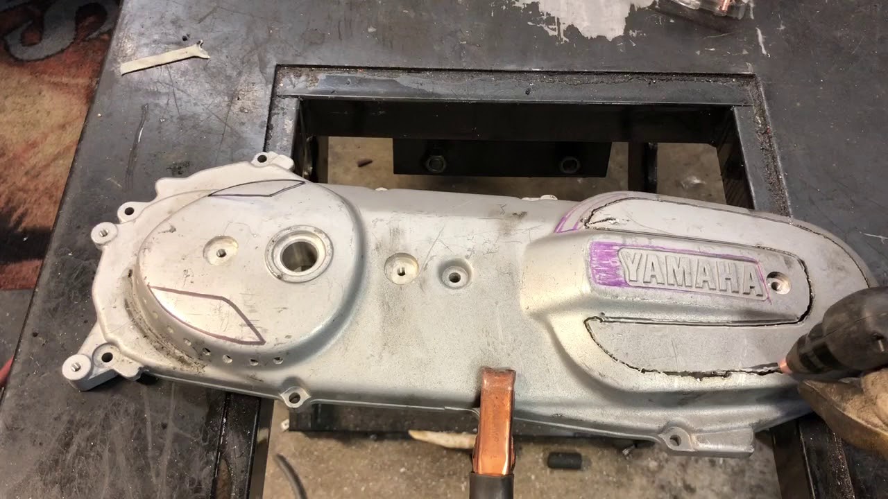 Using a plasma cutter to trim your cvt cover