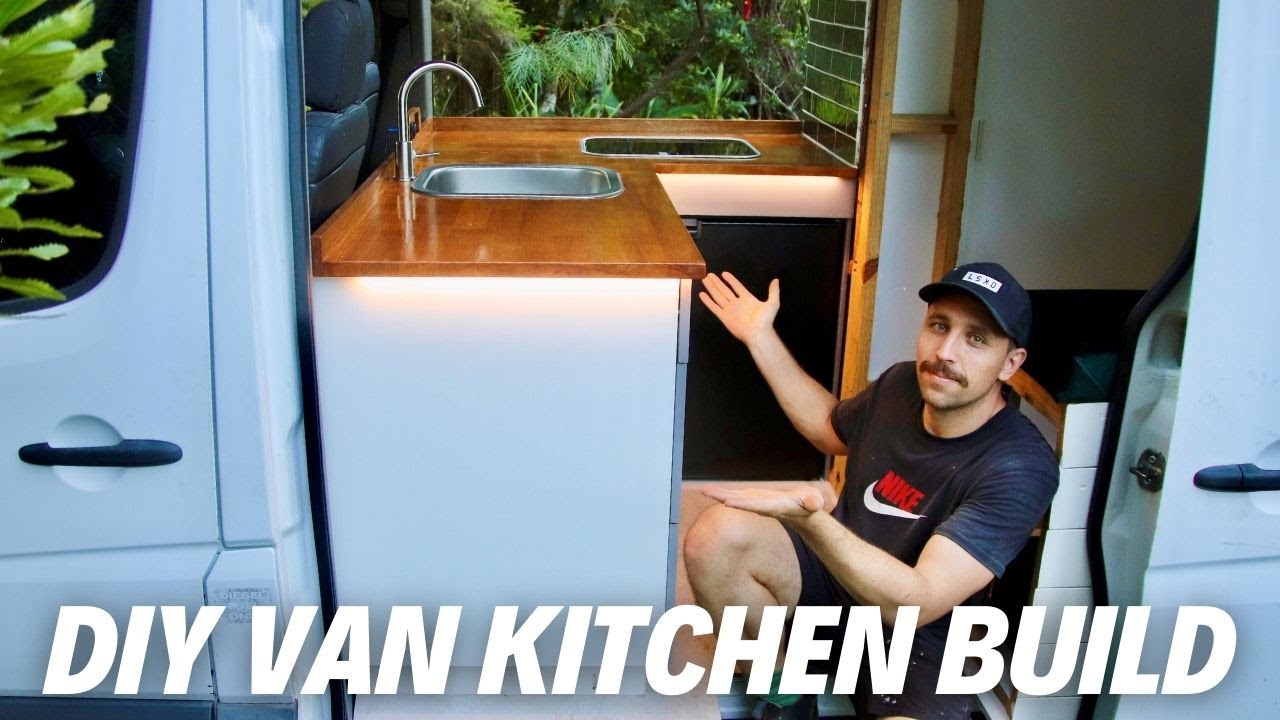 DIY Camper Van Kitchen Build - EP25 Van Build