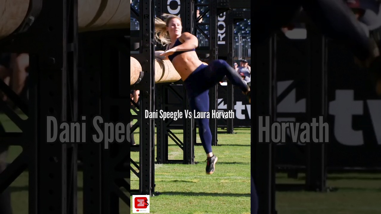 Dani Speegle Vs Laura Horvath Deadly Race in Rougue Invitational 2023 | CrossFit| #shorts