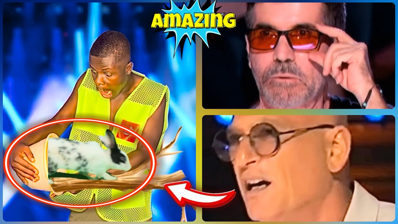 Watch How African Magician Commanding Rabbit from Empty Plastic Bowl in America's got talent live