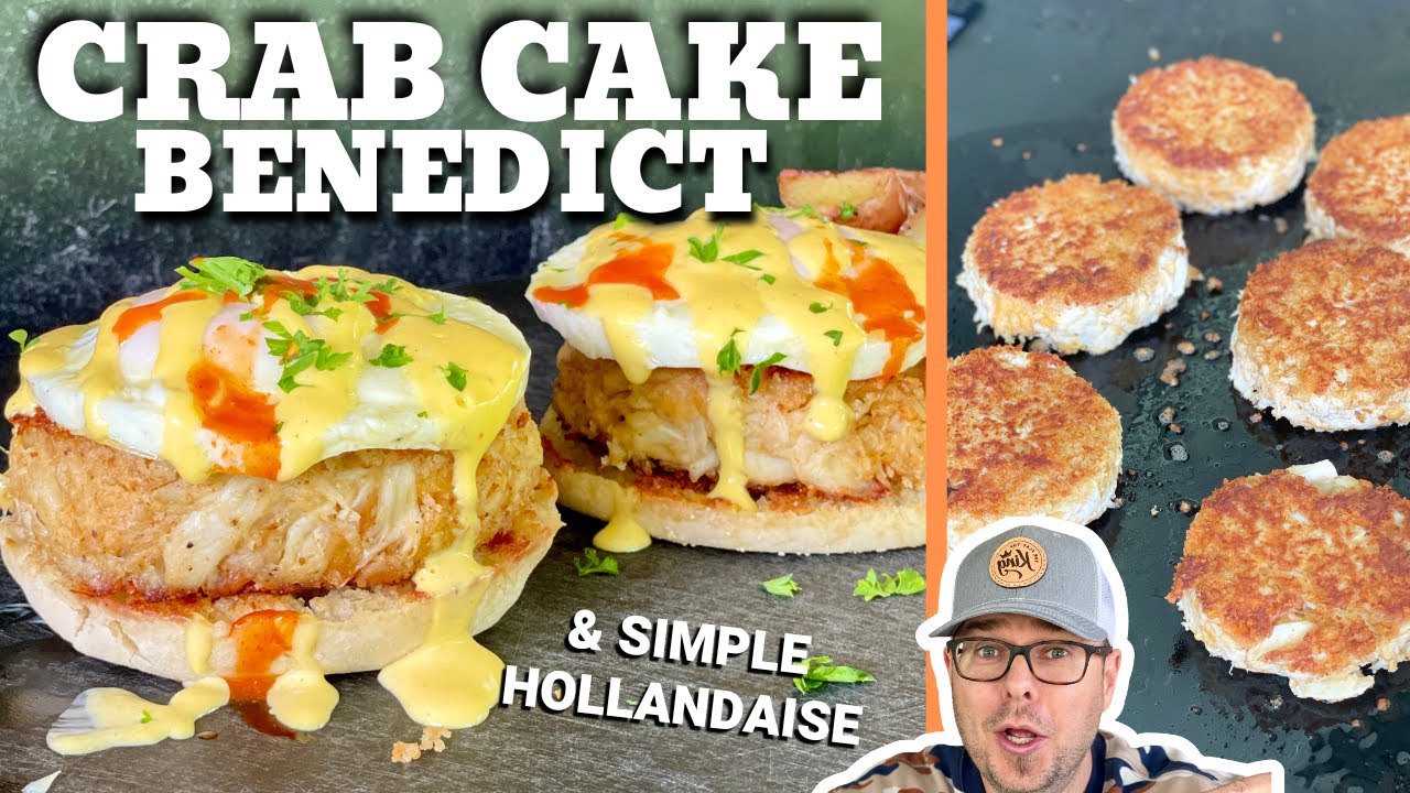 FANCY on the GRIDDLE - Crab Cake Benedict (My FAVORITE Breakfast!)