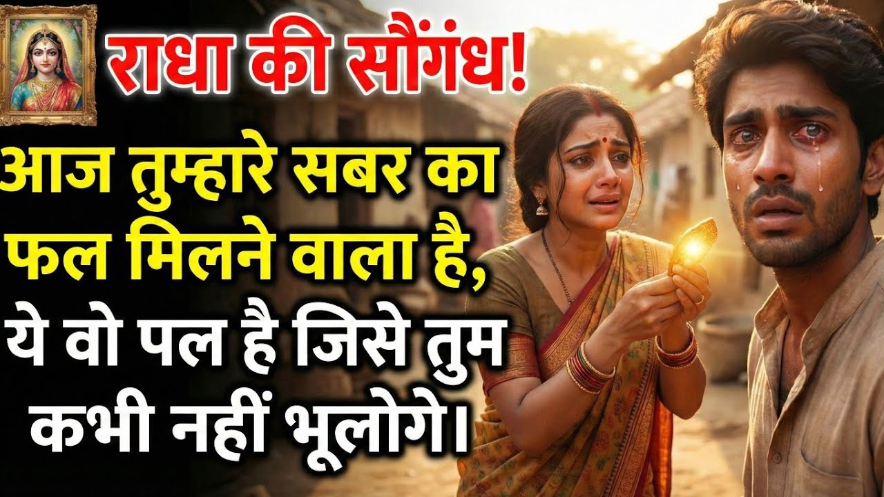 राधा की सौगंध! आज तुम्हारे सबर का फल मिलने वाला है | Radharani ka ashirwad⁩ #motivation #maa