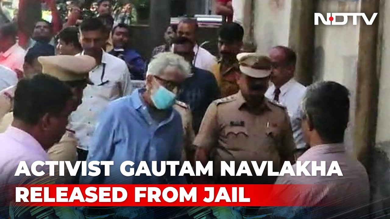 Koregaon-Bhima Violence Case : Activist Gautam Navlakha Released From Jail, To Be Under House Arrest