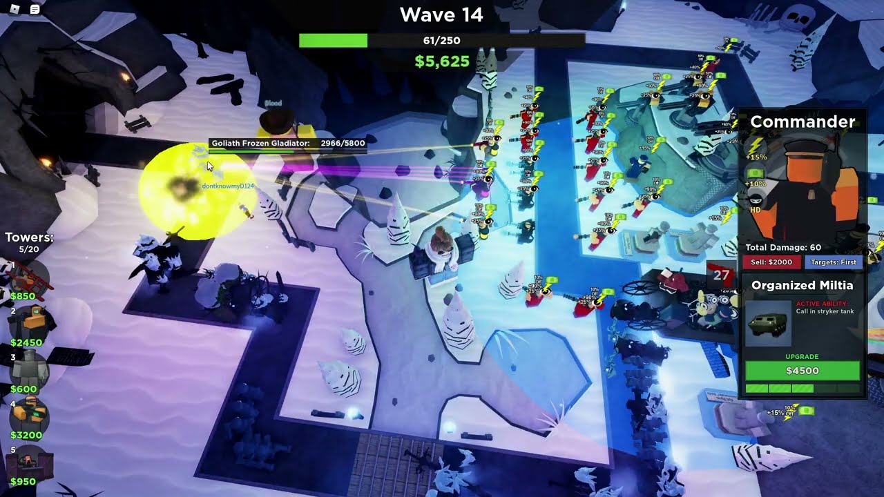 my first game of the new tower battles event