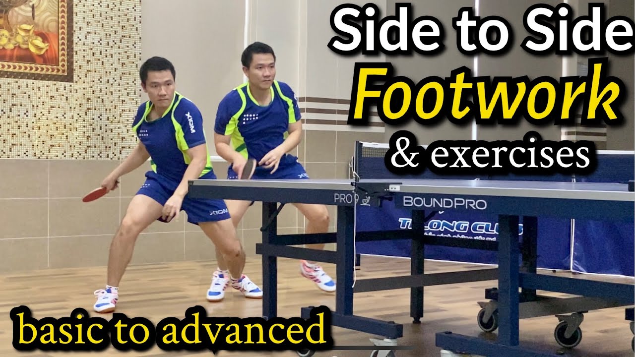 Side to Side Footwork from basic to advanced and exercises | Tutorial