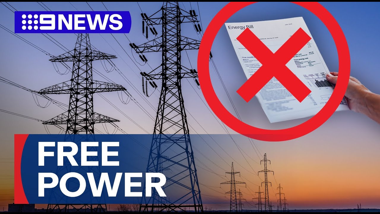 Free electricity on the table for some South Australians | 9 News Australia