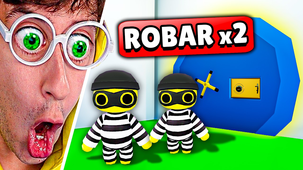 Los PEORES LADRONES de BANCOS 🤑🏆!! (Récord Guiness 👮‍♂️🚨) - Wobbly Life #225