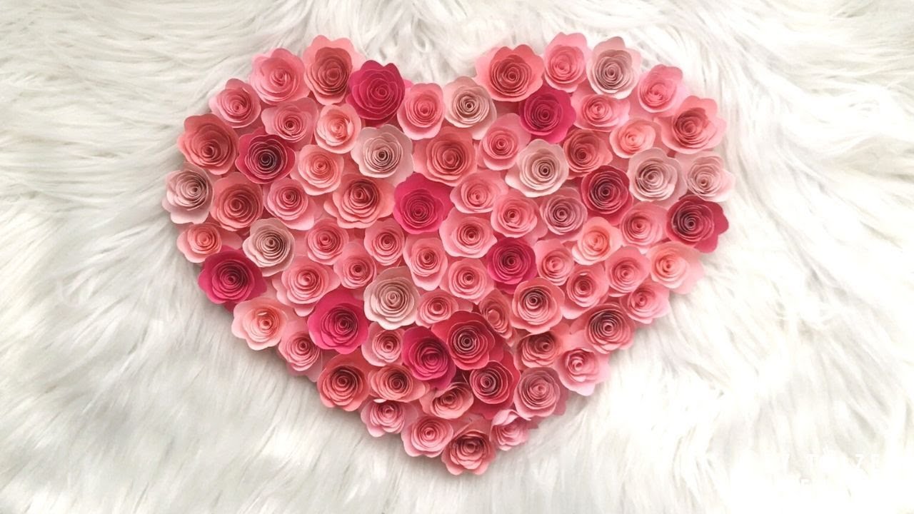 Rose Heart Valentine's Day Craft