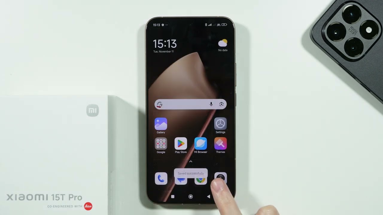 Xiaomi 15T/15T Pro: как сделать частичный снимок экрана (выборочный снимок экрана)