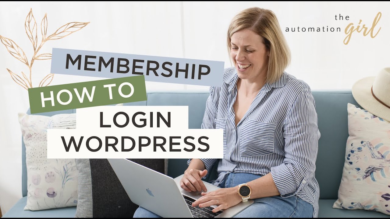 Membership How To Login WordPress