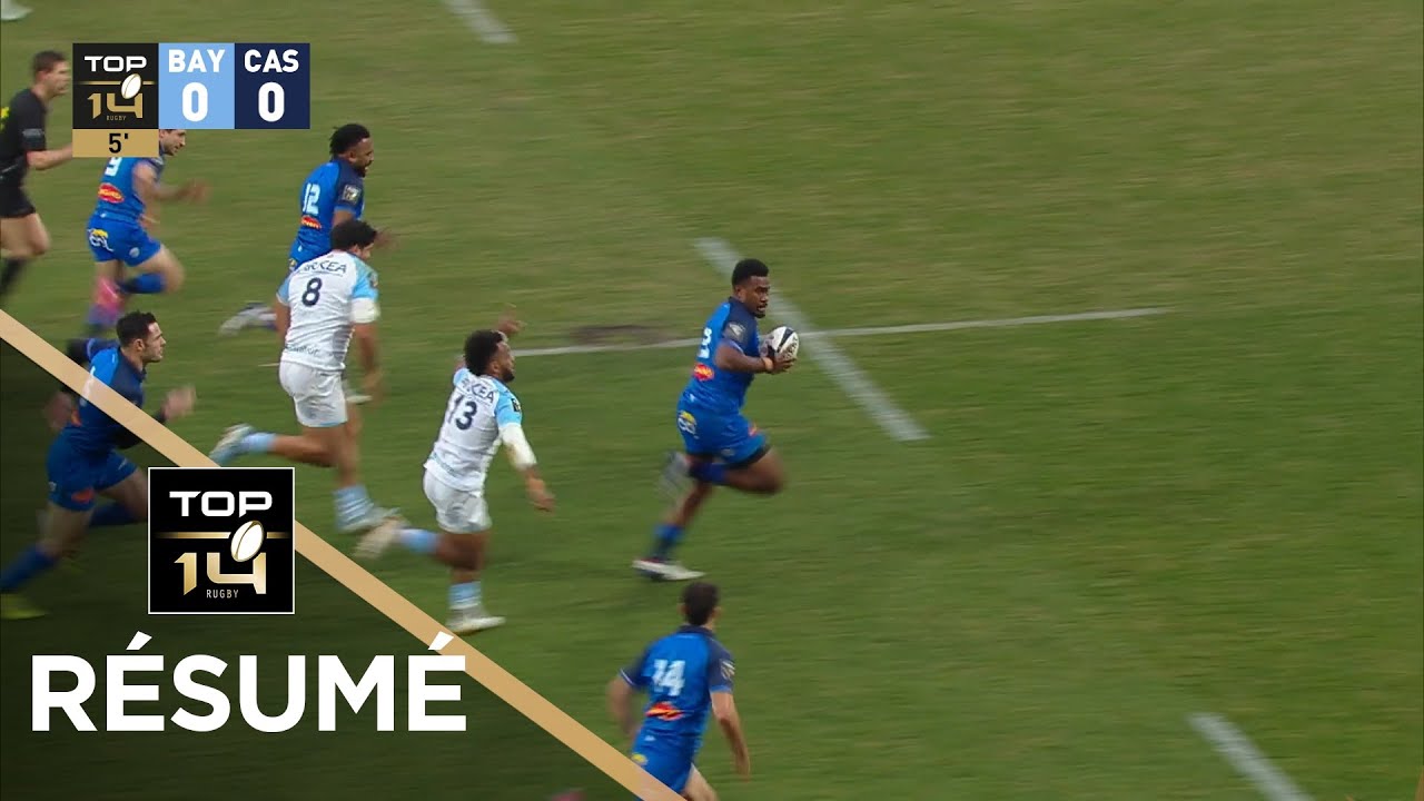 TOP 14 Saison 2025-2026 J15 - Résumé Aviron Bayonnais - Castres Olympique