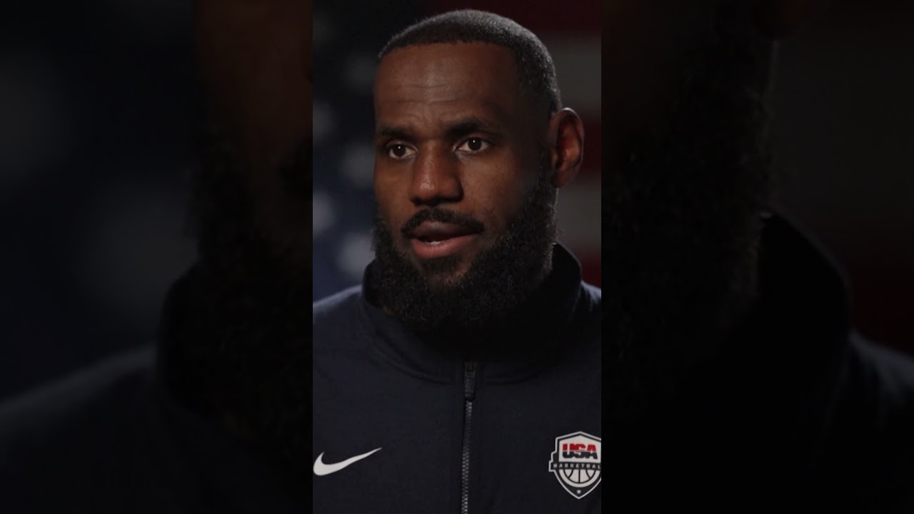 LeBron James on why he wanted to play for Team USA in Paris Olympics #shorts
