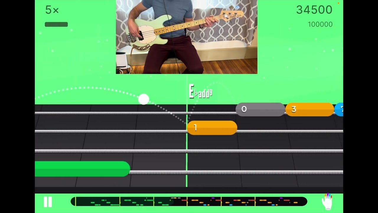 Prince | Purple Rain | Yousician Bass | Level 4 | Simplified Bassline