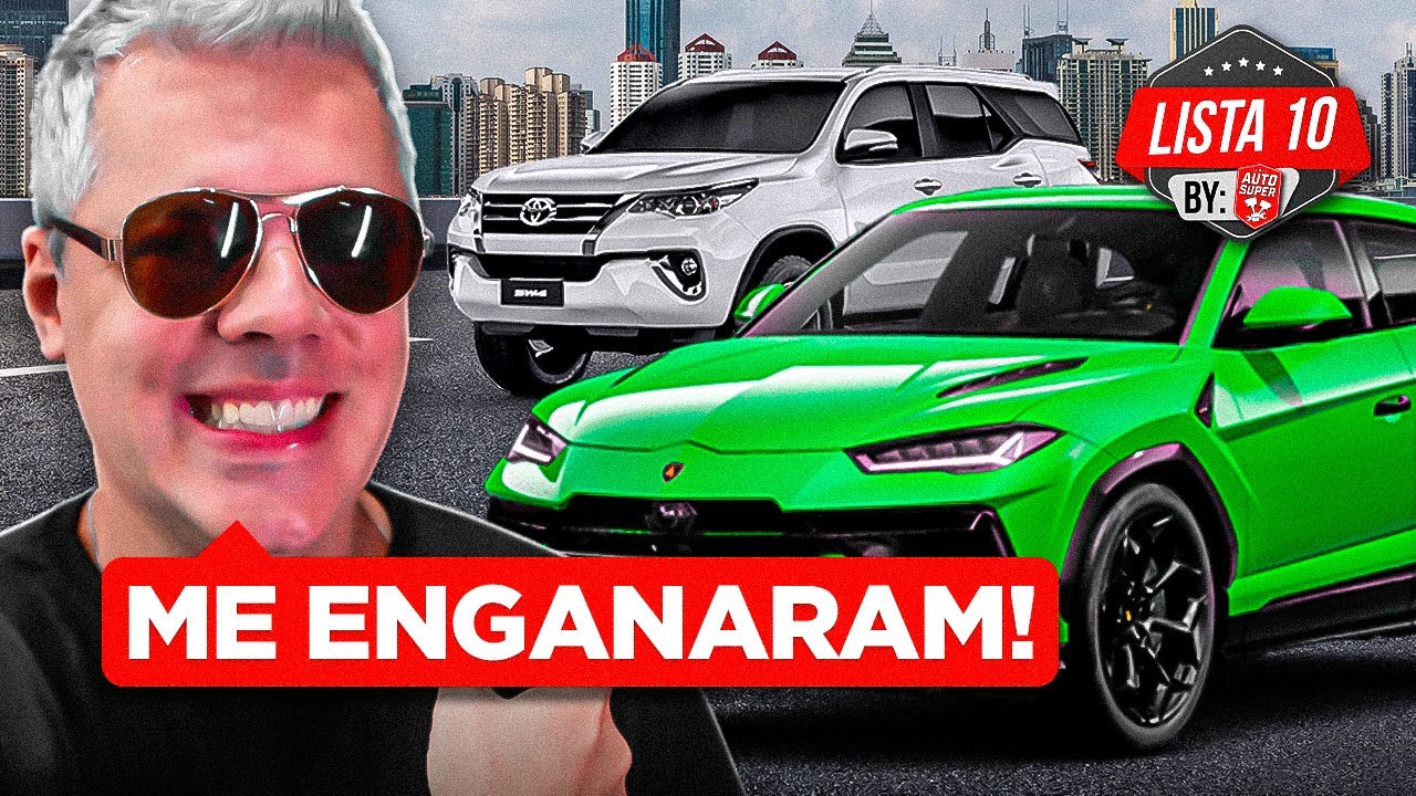 10 CARROS QUE SÓ RICO DESINFORMADO COMPRA!