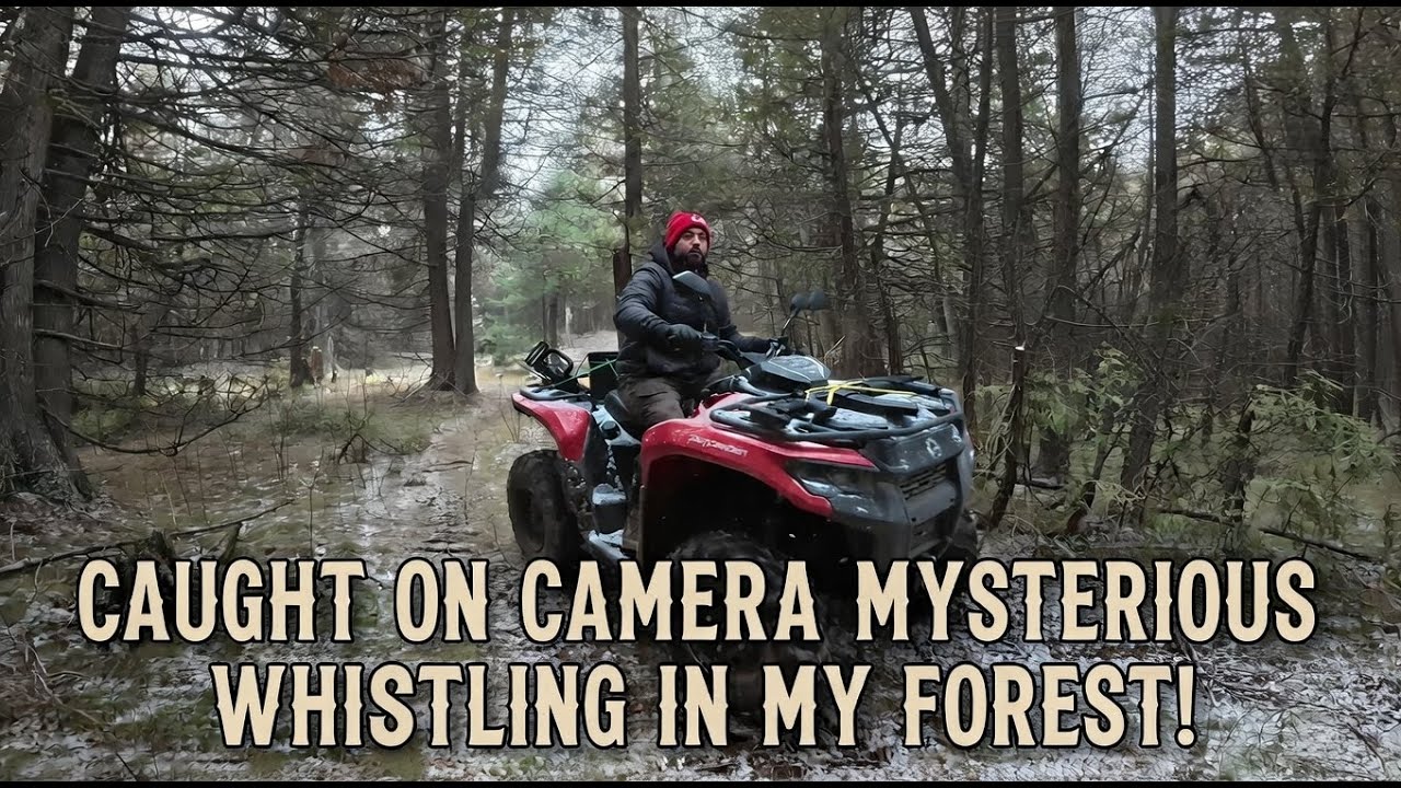 CAUGHT ON CAMERA MYSTERIOUS WHISTLING IN MY FOREST!!