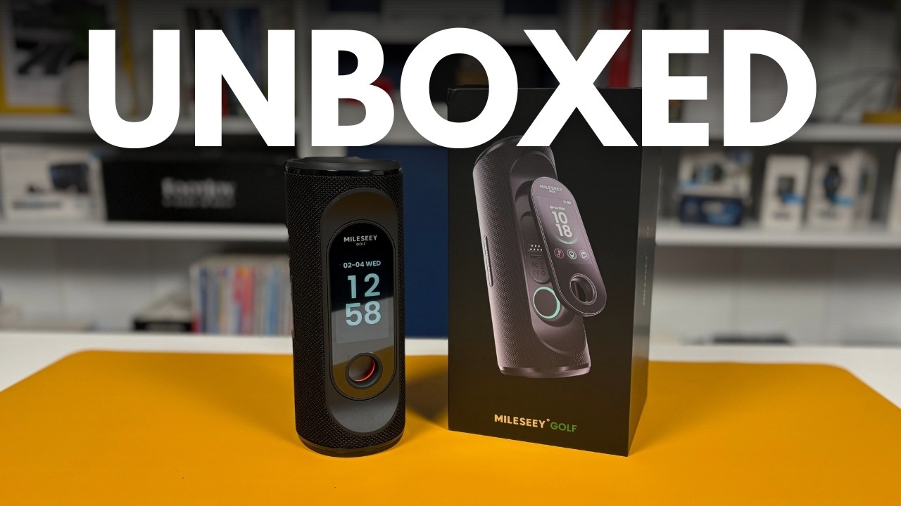 Unboxing and first look at the brand new Mileseey GeneSonic Pro Golf Speaker and GPS Handheld