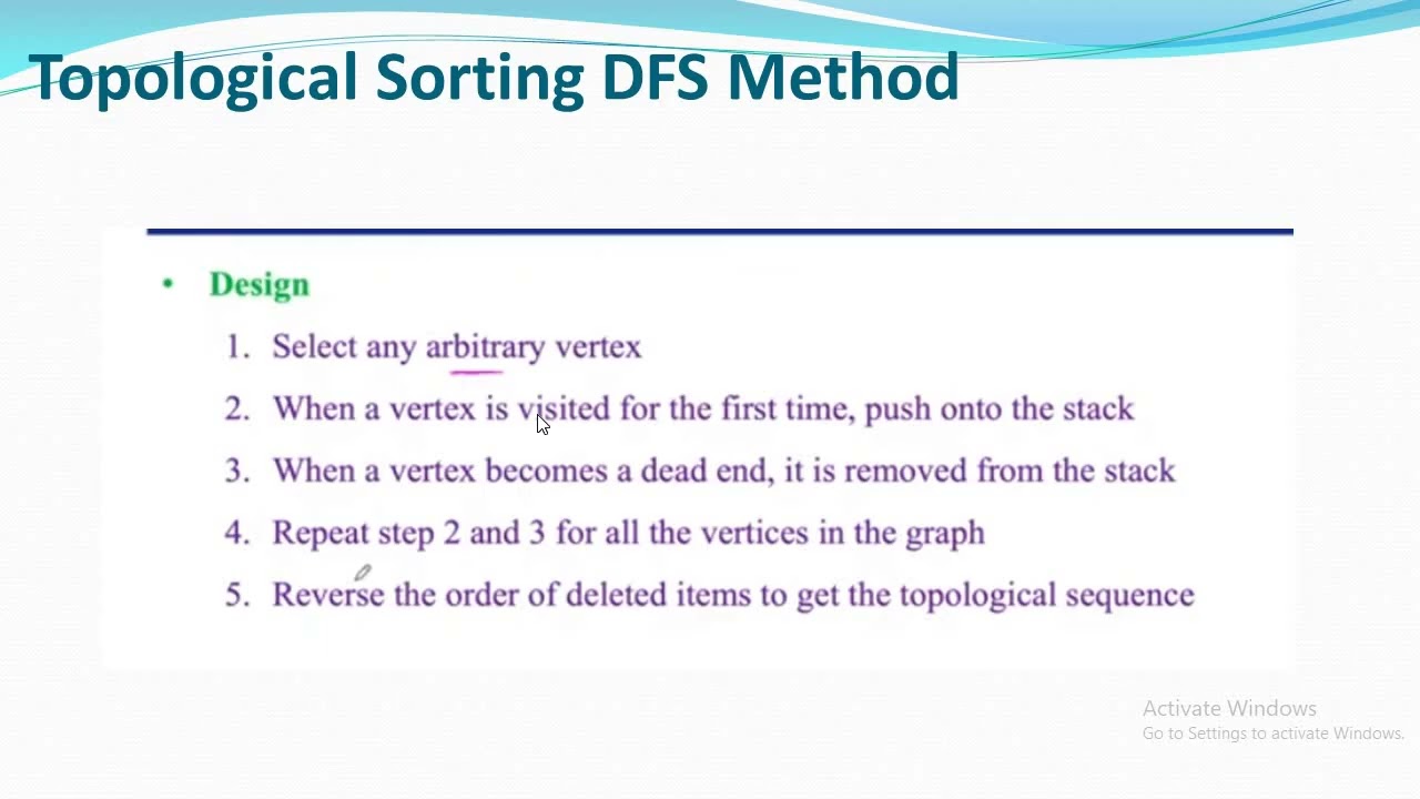 DAA : Advantages and disadvantages of Divide and Conquer : Topological sorting