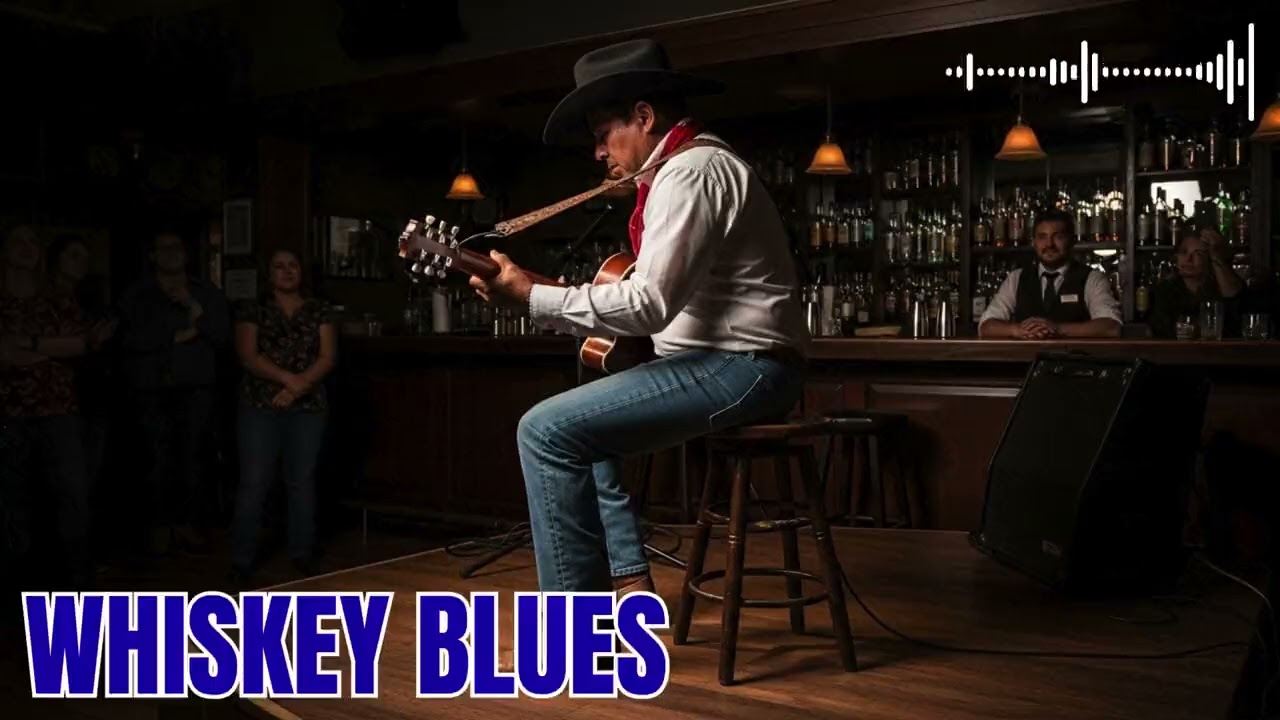 🕯️ Slow Blues Whiskey Mood | Calm Guitar for Quiet Nights
