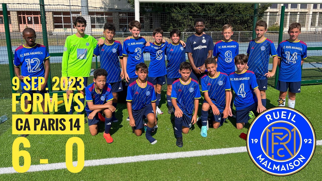 20230909 - Match Amical - U14 - D4 - FCRM vs CA Paris 14